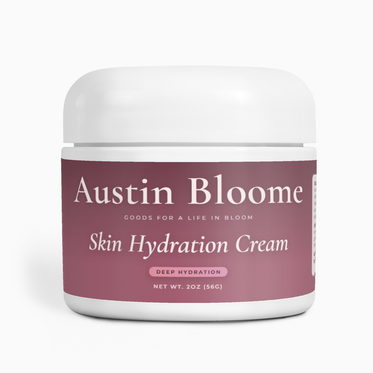 Skin Hydration Cream