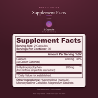 5-HTP — Supplement Facts