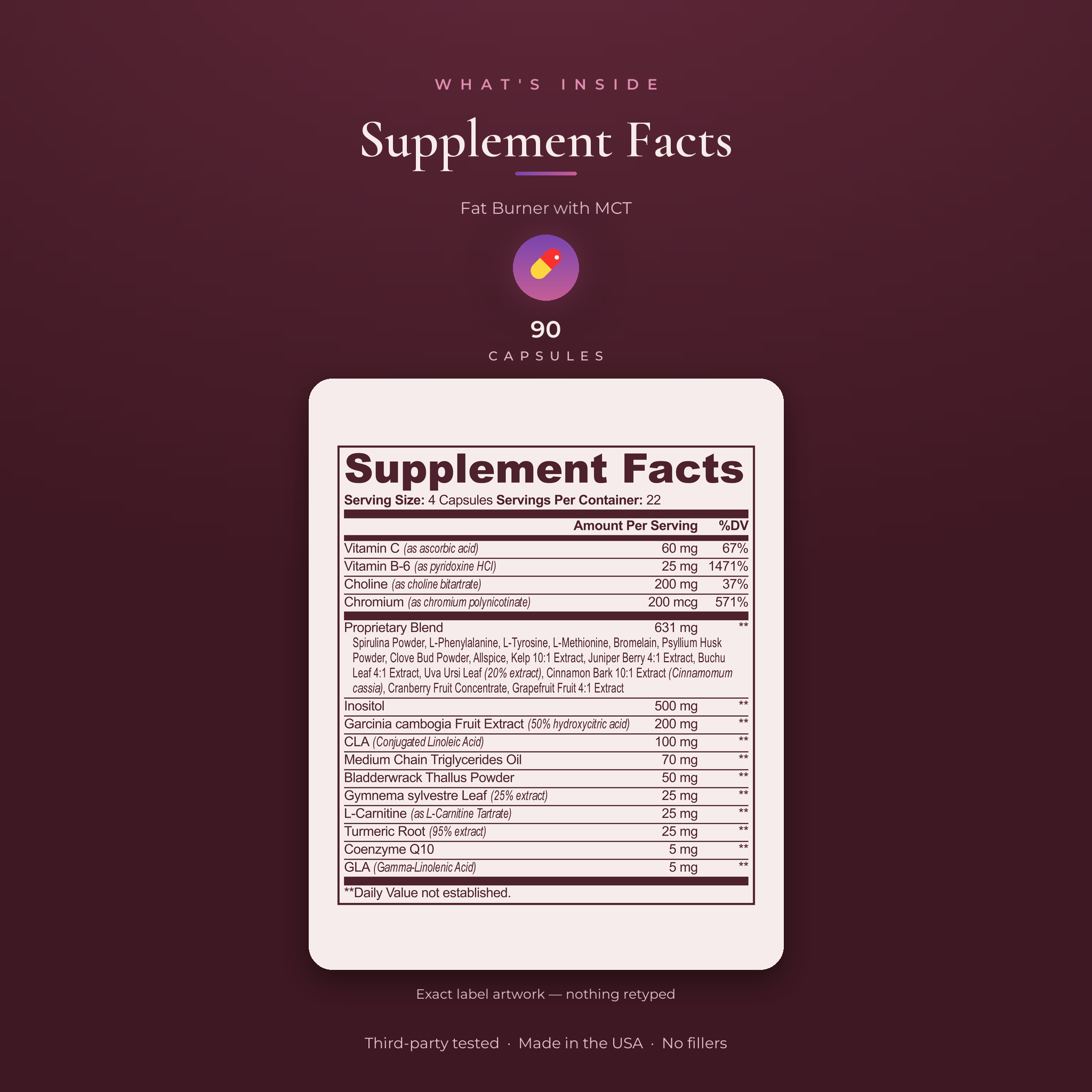 Fat Burner with MCT — Austin Bloome product image 2