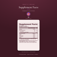 Cordyceps Energy Gummies — Supplement Facts
