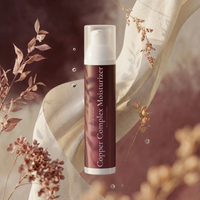 Copper Complex Moisturizer — editorial scene with silk and dried florals