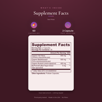 Sea Moss — Supplement Facts
