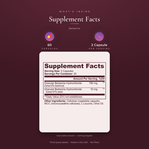 Berberine — Austin Bloome product image 2