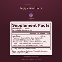 Keto-5 — Supplement Facts
