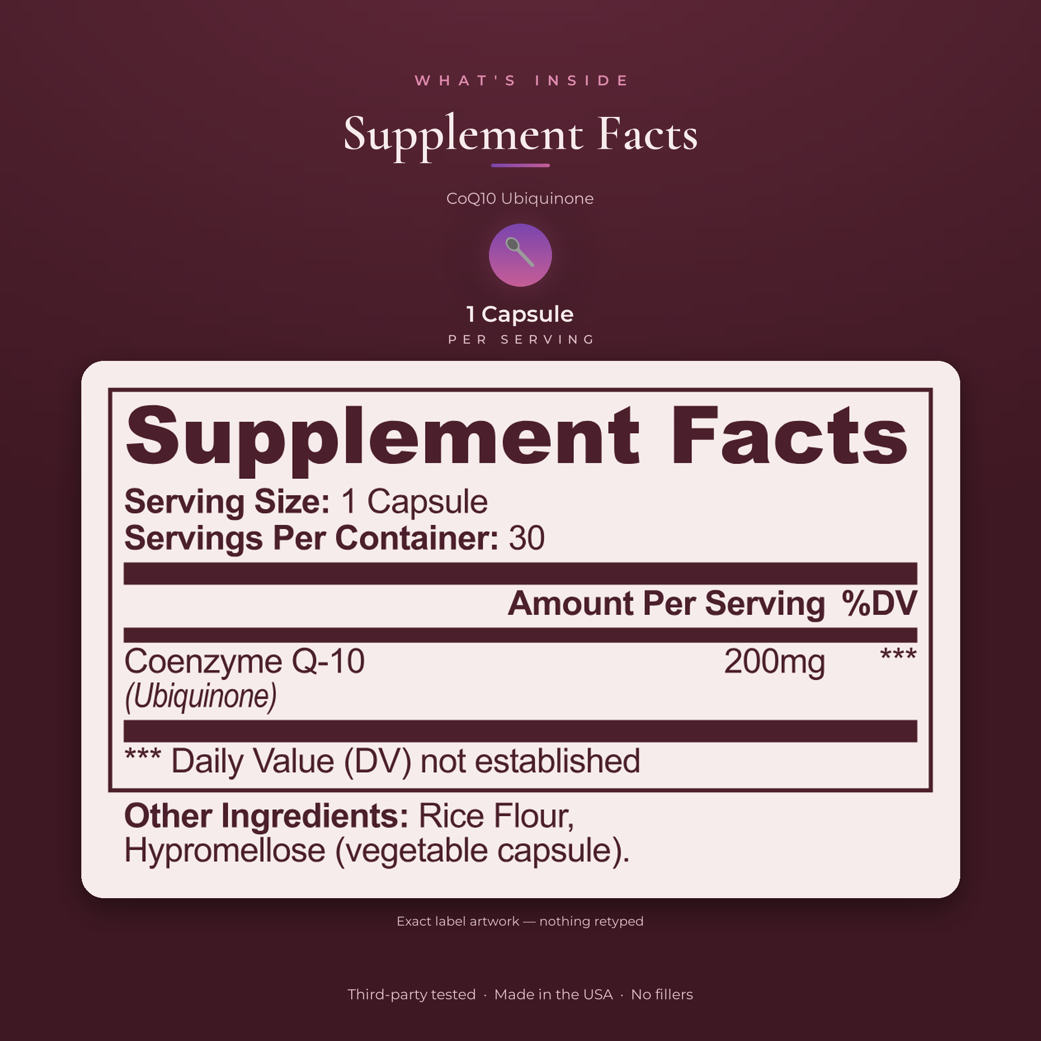 CoQ10 Ubiquinone — Austin Bloome product image 2