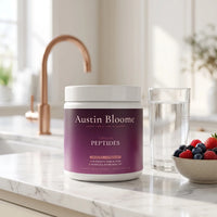 Bloome Advanced Collagen tub on a kitchen bench