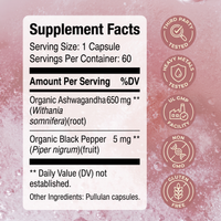 Ashwagandha — Supplement Facts