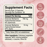 Berberine — Supplement Facts