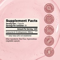 CoQ10 Ubiquinone — Supplement Facts