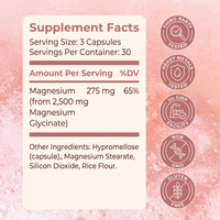 Magnesium Glycinate — Supplement Facts