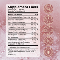 Women's Second Spring — Supplement Facts