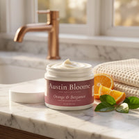 Open jar showing the whipped grass-fed tallow cream texture