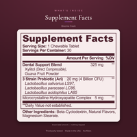 Bloome Fresh — Supplement Facts