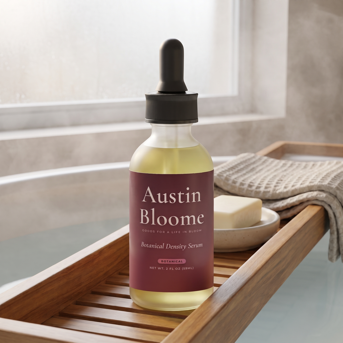 Botanical Density Serum — tub caddy