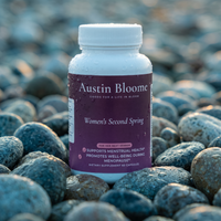 Women's Second Spring — dewy river stones